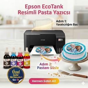 Epson Gıda Mürekkepli Resimli Pasta Yazıcısı